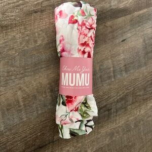 Show Me Your MuMu Pink and Green Floral Brie Robe